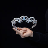 Classic Crystals Wedding Crown Headpieces 18204