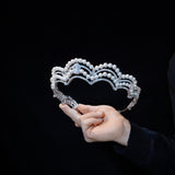 Classic Crystals Wedding Crown Headpieces 18204