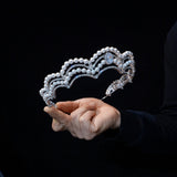 Classic Crystals Wedding Crown Headpieces 18204