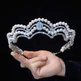 Classic Crystals Wedding Crown Headpieces 18204