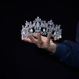 Elegant Crystal&Pearls Wedding Tiara Crown 18266