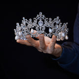 European  Crystals Wedding tiara 18202