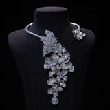 Zircon wedding necklace ASL-0441