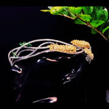 Yellow Zircon wedding tiara headpiece ASL-0239