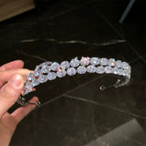 Sparkle Crystals Wedding tiara 18335
