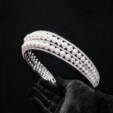 European  Crystals Wedding tiara 18298