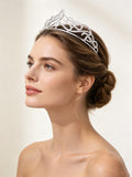 Luxurious Zircon Brides Bridal Crowns Crystal ASW1949