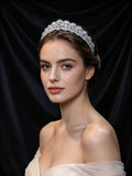 Classic Crystals Wedding Crown Headpieces 18206