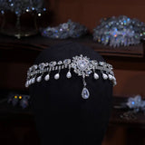 Wedding zircon necklace 12016