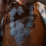 Full zircon crystal necklace Al’s-0396