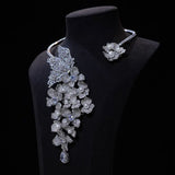 Zircon wedding necklace ASL-0441