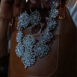 Full zircon crystal necklace Al’s-0396