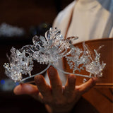 Oversize wedding tiara headpiece 17226