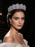 Great Zircon Queen Wedding Tiaras Crown 18078