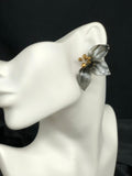 Rish black ear stud ae-921-a3