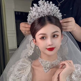 Oversize zircon headpieces asl-0223