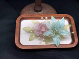 Blue & purple hairpin