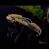 Yellow Zircon wedding tiara headpiece ASL-0239