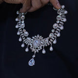 Wedding zircon necklace 12016