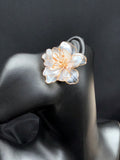 White earring