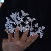 St1-17651 New Irregular Crystal Wedding Headbands