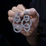 Elegant Crystals Woman Earring E005