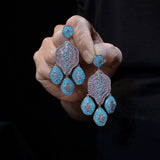 Elegant rhinestone Crystals Woman Earring E006