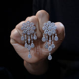 Elegant rhinestone Crystals Woman Earring E007