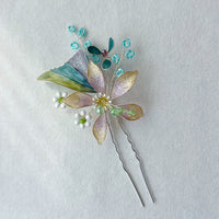 Green Girls Hairpins Brides Barrettes AP-4382T