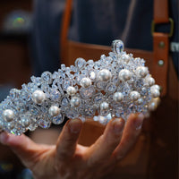 ASL-0297 Crystal Butterfly Wedding Tiaras Crowns