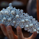 ASL-0297 Crystal Butterfly Wedding Tiaras Crowns