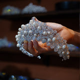ASL-0297 Crystal Butterfly Wedding Tiaras Crowns