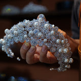 ASL-0297 Crystal Butterfly Wedding Tiaras Crowns