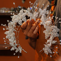 ASL-0440 Luxurious Full Zircon Wedding Tiaras Headpieces
