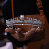 Zircon Queen Wedding Tiaras Crown ASL-0476