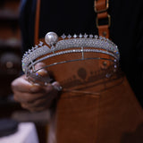 Zircon Queen Wedding Tiaras Crown ASL-0476