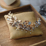Baroque Woman Champagne Brides Tiara Ap-4638t