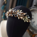 Baroque Woman Champagne Brides Tiara Ap-4638t