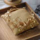 Royal Gold flower wedding tiara At-4775