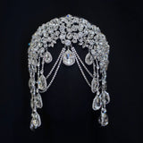 Oversize wedding tiara headpiece 17216