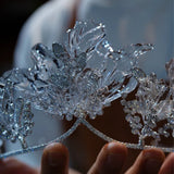 Oversize wedding tiara headpiece 17226