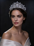 European pearl  brides Tiaras crown 18009