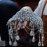 Oversize wedding tiara headpiece 17216