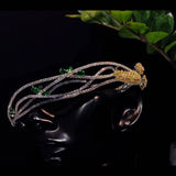 Yellow Zircon wedding tiara headpiece ASL-0239
