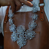 Full zircon crystal necklace Al’s-0396