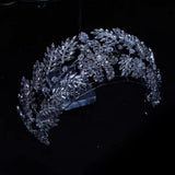 Oversize wedding tiara headpiece 16859