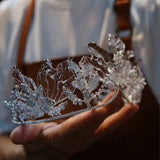 Oversize wedding tiara headpiece 17226