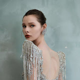 Elegant Pearls Crystals Woman Earring E5-0134