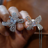 Elegant rhinestone Crystals Woman Earring E5-0141