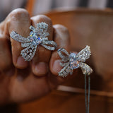 Elegant rhinestone Crystals Woman Earring E5-0141
